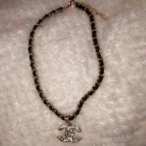 Channel inspired necklace